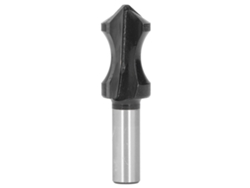 Broca De Router Con Cable Redondo De 1/2 Pulgada Para Fresar Madera Herramienta De Corte Diy Negra