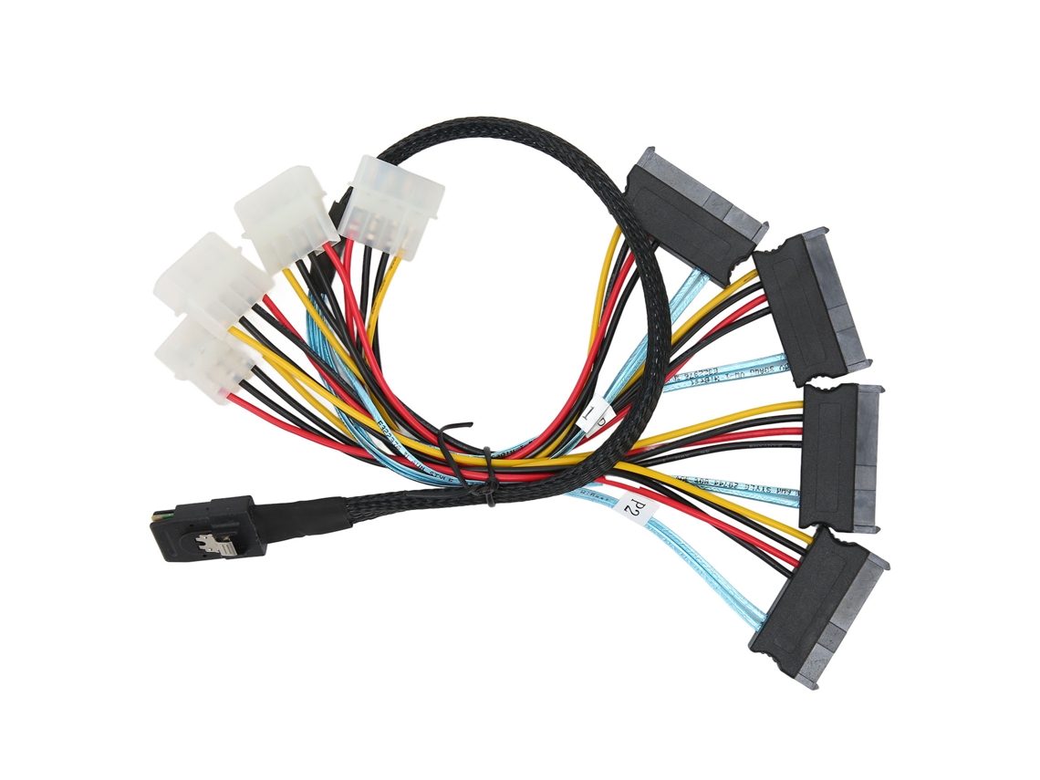 Cable Serial Ata De Alta Velocidad De 12 Gbps Sata8087 Sff8482, Adaptador De 4 Pines, 1 M/3,28 Pies.