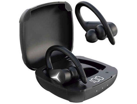 Auriculares Bluetooth True Wireless KSIXTOP Sport Buds 2 (In Ear - Micrófono - Negro)