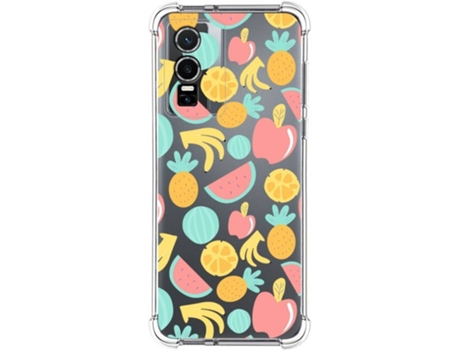 Carcasa para Vivo Y76 5G TUMUNDOSMARTPHONE Dibujos Antigolpes Frutas 02 Multicolor