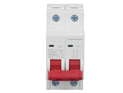 Disyuntor Dc Mini 2p 6a 6000a Con Capacidad De Ruptura Para Sistema Fotovoltaico Solar Dc500v