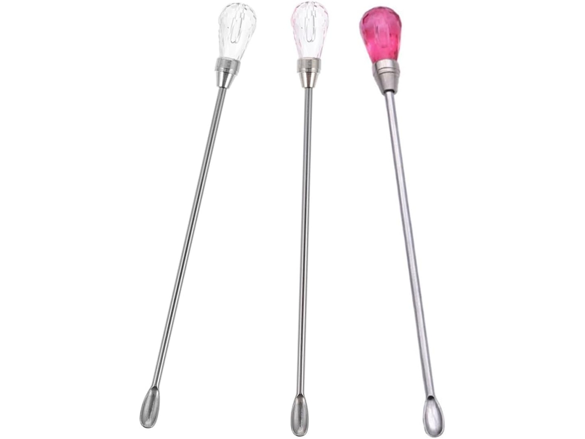 Kit De 12 Piezas De Cucharas Mezcladoras Para Laca, Sellado Y Mezcla De Cera