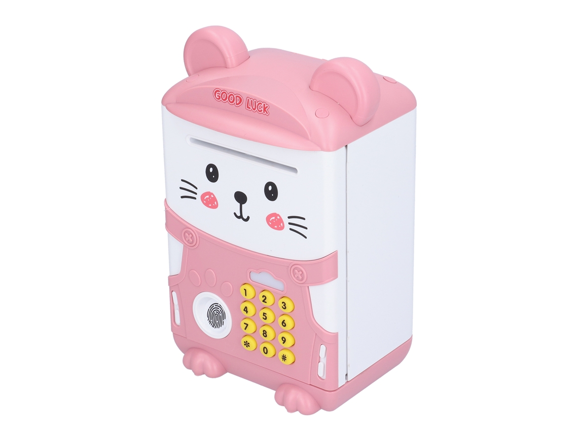 Mini Cajero Automático Electrónico Musical Con Hucha Que Lanza El Dinero Automáticamente Para Niños De 3 Años En Adelante.