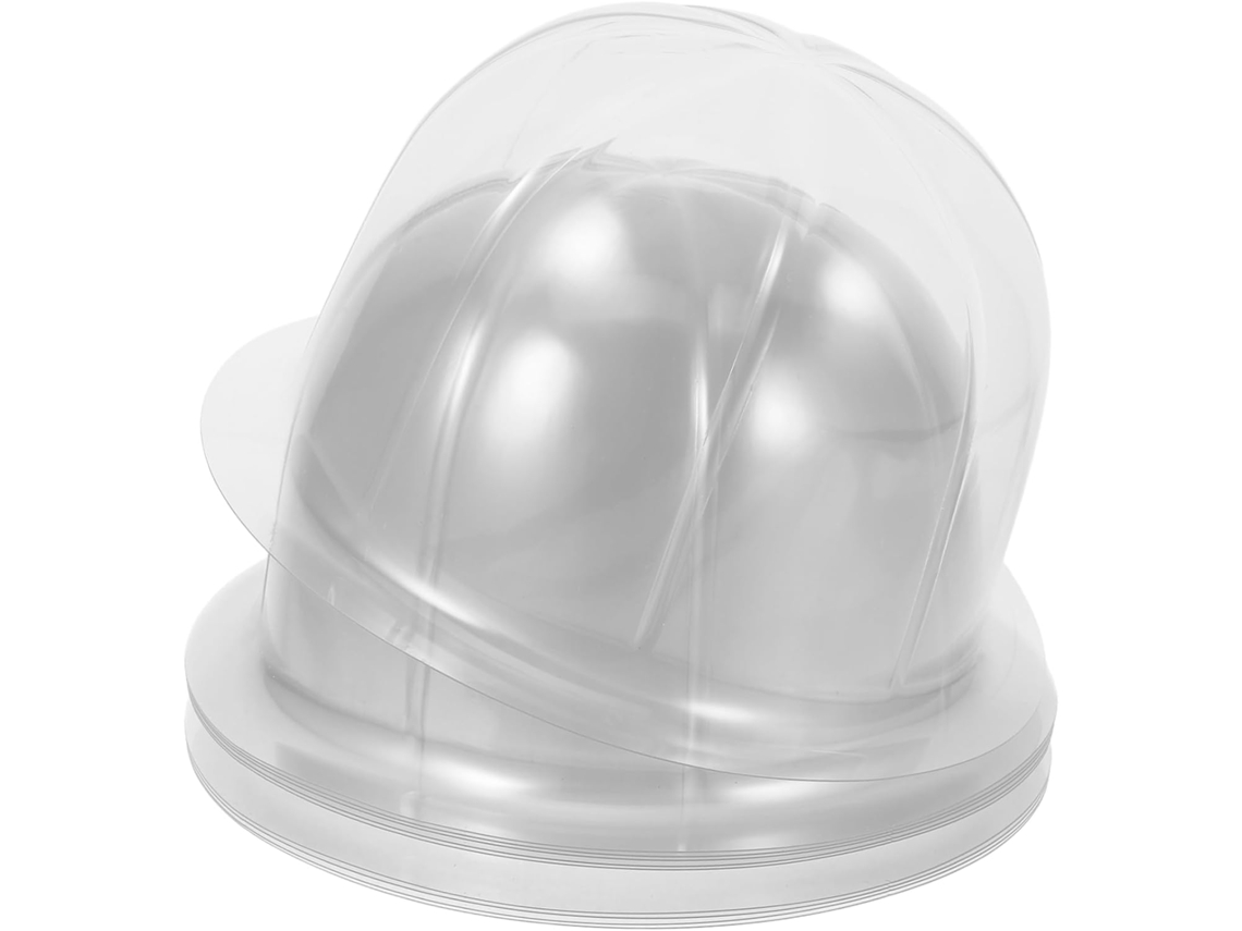 10 Insertos Plástico Forma Cúpula Gorras Béisbol Adulto 57 Soporte Transparente Antideformación Comercial
