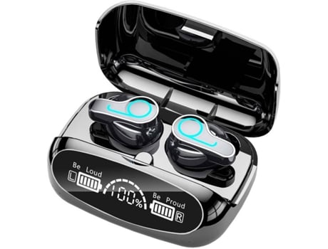 Auriculares Bluetooth True Wireless LOVEBABYLY M32 (In Ear - Micrófono - Noise Cancelling - Negro)