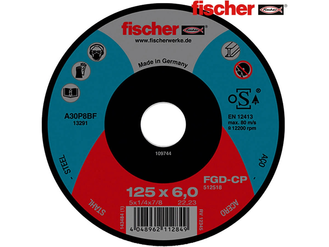 Disco FISCHER Fgd-Cp 125X6X22.23 Carbon 512518