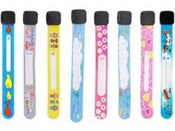 Pulsera Antipérdida Nuobesty De 16 Piezas Para Niños Y Niñas, Creativa, Impermeable, Con Un Adorable Diseño Y Reutilizable.