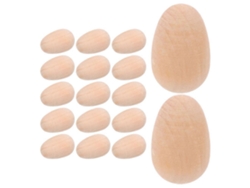 Omni-40 Huevos De Madera Para Pascua Diy Pintar Decorar Huevos Falsos Pequeños Para Manualidades Y Decoración Como Se Muestra