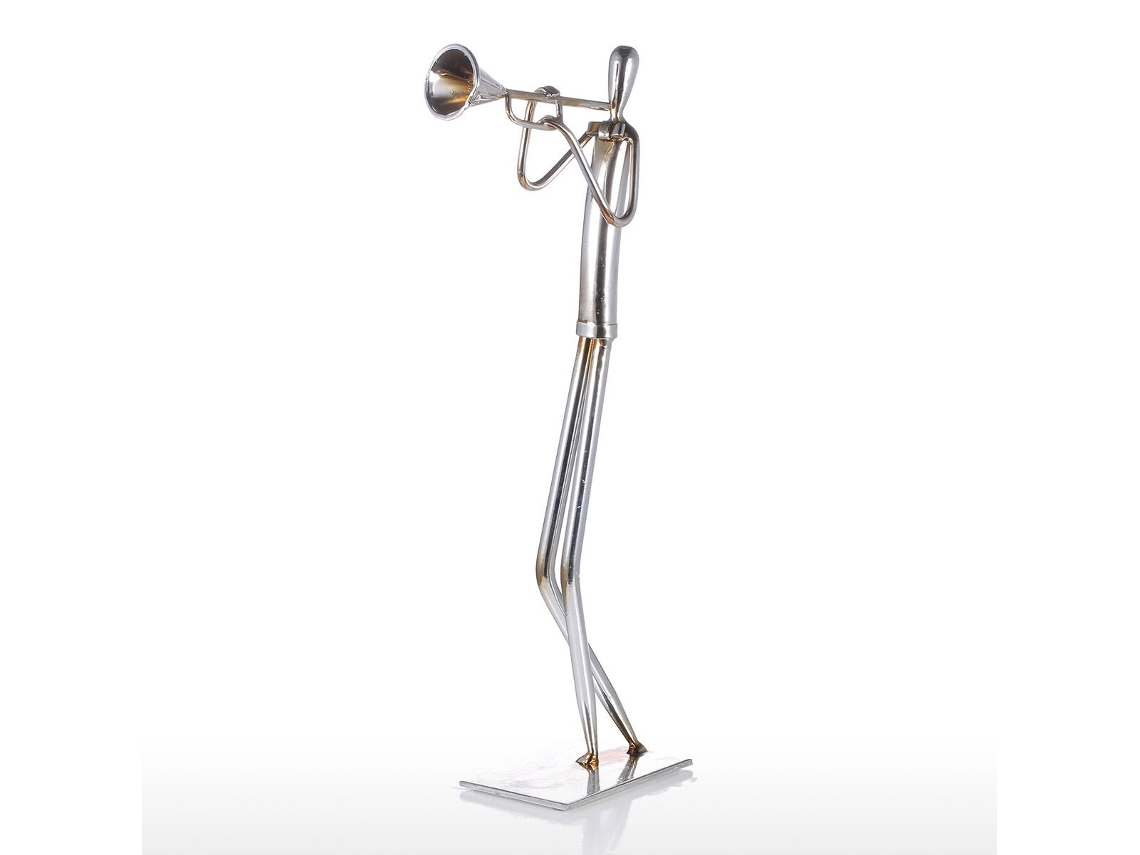 Escultura De Metal Tooarts, Orquesta De Trompetas, Decoración Moderna, Regalo Hecho A Mano