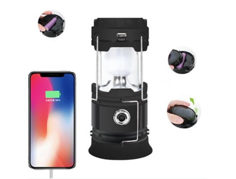 Lanterns, Camping Lantern, Solar Lantern Flashlights Charging for Phone, USB Rechargeable Led Camping Lantern, Collapsible & Portable for Emergency,