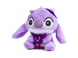 Peluche extra suave adaptable a pendientes. Diseño de Diablo Morado. 12 cm.