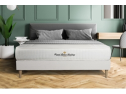 Canapé de Matrimonio Lancaster Grosor Firme Zonas ROYAL PALACE BEDDING Espuma con memoria Blanco (140x190)