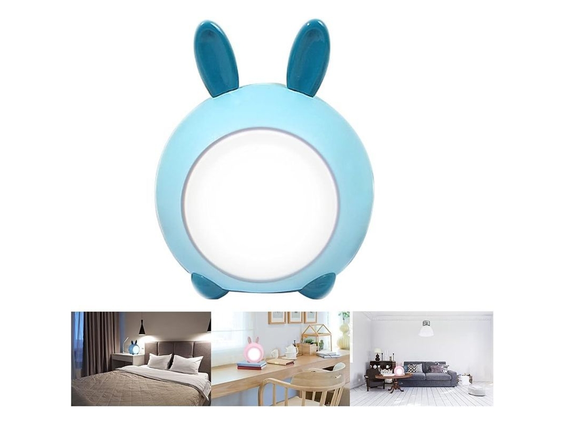 Lámpara De Noche Infantil Con Forma De Conejito, Recargable Por Usb, Con Pantalla Táctil Led Para La Habitación De Los Niños.