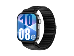 Bracelete Para Huawei Watch Fit 3 / Fit 4 / Fit 4 Pro - Nylon Trançado Preta
