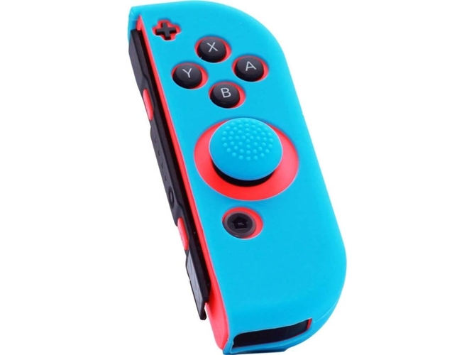 Protección de Silicona + Grips FREETEC FT1012 (Joy-Con Derecho - Azul)