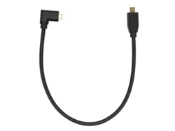 Cable De Interfaz Multimedia Hd Micro Macho A Macho 8k 60hz Od 4,0 Mm Codo Derecho