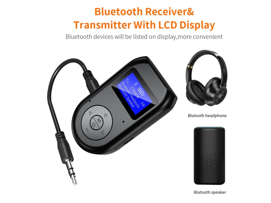 Transmisor Bluetooth para TV, Transmisor inalámbrico Bluetooth 5.0