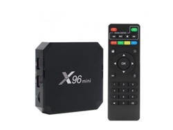 Box Smart Tv X96Mini Android 11 S905w2 Quad Core 2.4g 5.8g Reproductor de medios inalámbrico Wifi con RC Black US Plug 1G + 8G