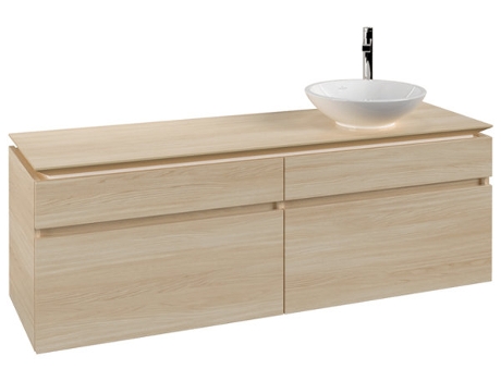 Mueble de lavabo Villeroy &amp Boch Legato B598 1600x550x500mm lavabo a la derecha