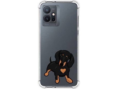 Carcasa para Vivo Y55 5G TUMUNDOSMARTPHONE Dibujos Antigolpes Perros 04 Multicolor