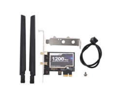 Tarjeta De Red Inalámbrica (dual Band Gigabit) Ac1200 Pcie Tarjeta De Red Inalámbrica Para Escritorio Tarjeta De Red Gigabit De Doble Banda
