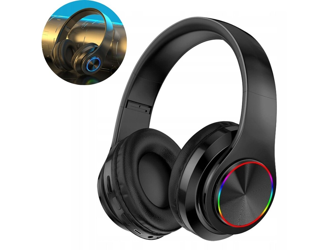 Auriculares Inalámbricos Tarjeta Luminosa Plegables Nicecee Cartón Bluetooth