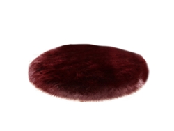 Nail Table Fuzzy Alfombra, Antideslizante Fuzzy Redonda Alfombra Peluche Alfombra