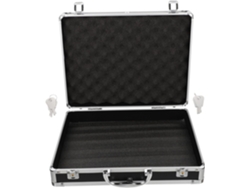 Estuche de transporte de aleación de aluminio, caja de herramientas portátil, par de estuches de almacenamiento Gokoco