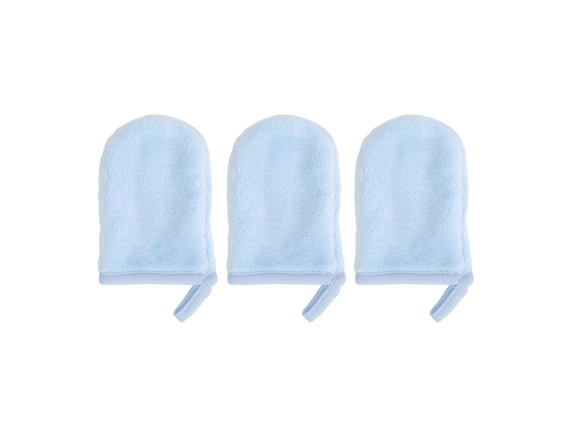 Guantes suaves y reutilizables para desmaquillar