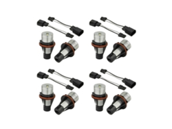 4 Pares De Bombillas Led Angel Eye Halo Blancas De 8000k Para Casquillos E39, E53, E60, E63, E64, E66, E87, 5, 6, 7, X3 Y X5.