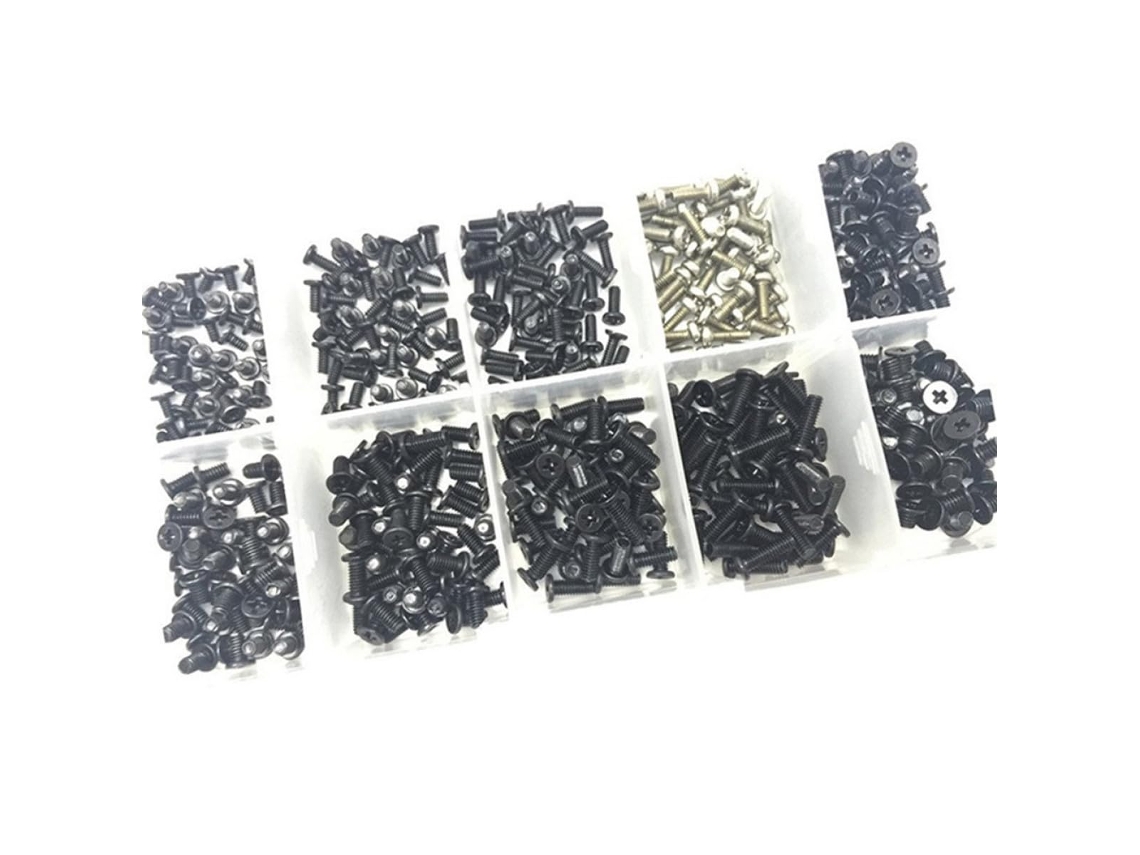 Kit Estuche Práctico 500 Piezas Portátil Acero Al Carbono