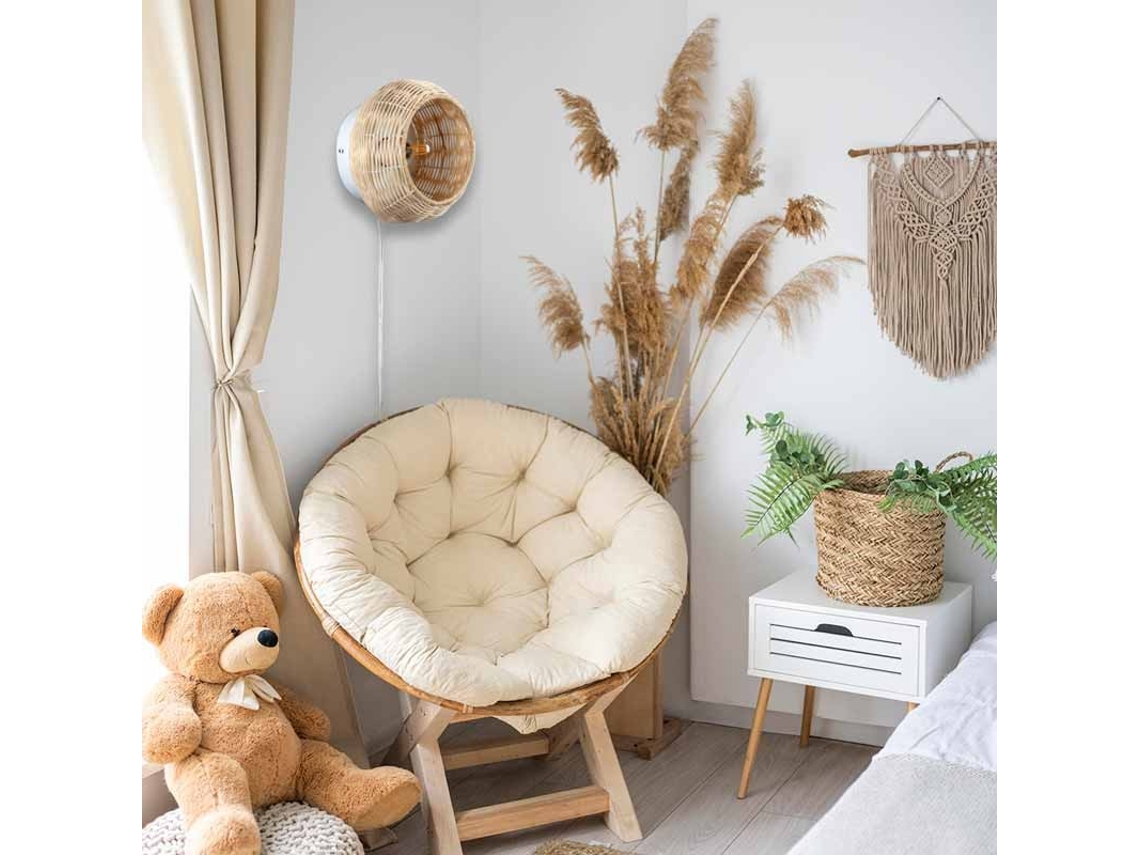 Berlam Wicker Wall Apliques E27