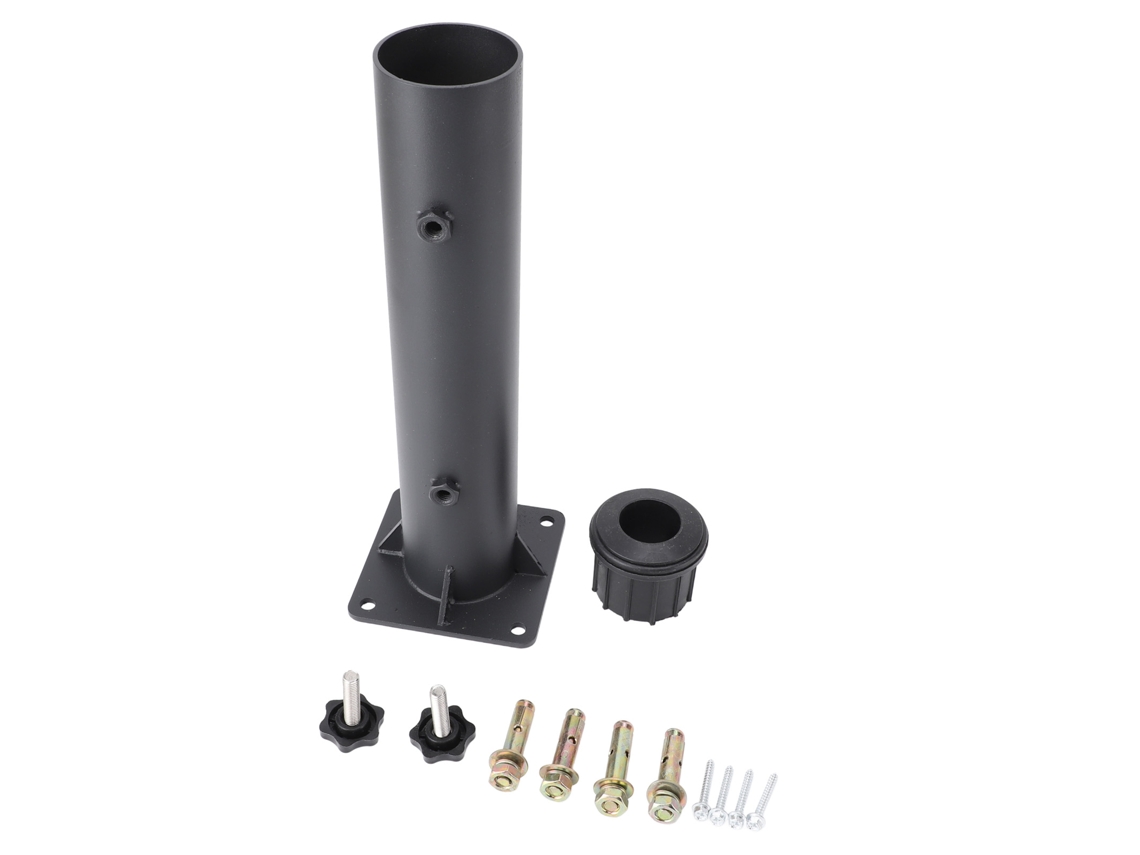 Soporte Profesional De Metal Para Sombrilla De Patio Con Base Reforzada Para Terraza O Jardín Exterior.