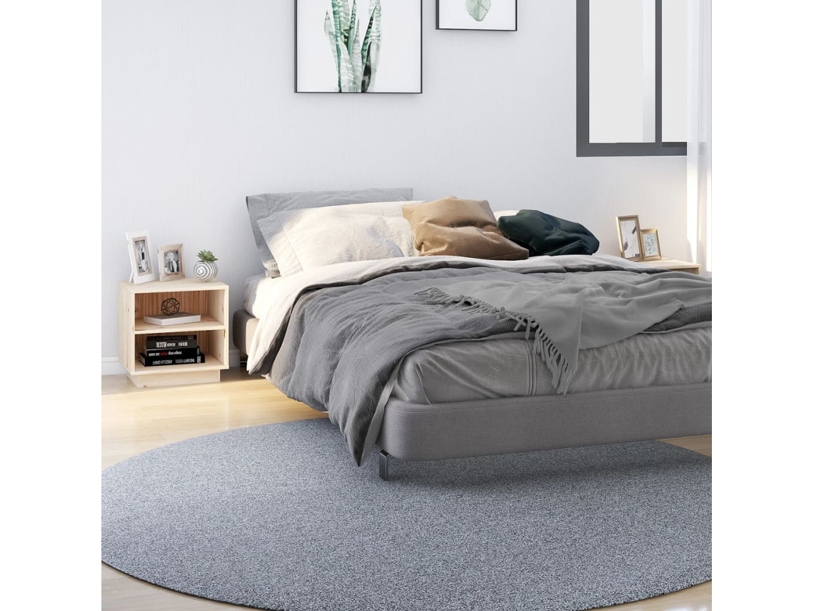 Mesitas de Noche LOVELY HOME Mesinha 2 Pcs 40X34X40 Cm Madeira de Pinho Maciça
