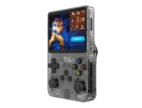 Consola retro de juegos portátil Klack R36s, Linux, pantalla IPS de 3,5 pulgadas, reproductor de vídeo portátil con 64GB, 15000 juegos