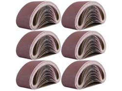 Bandas Abrasivas Para Lijadoras De Banda, Grano 80, 4 Pulgadas, Papel Abrasivo