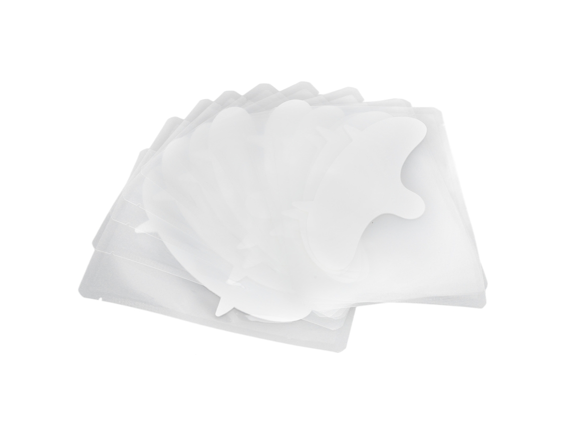 10pcs Parches De Hidrogel Para Frente Con Tela No Tejida Para Eliminar Arrugas Y Líneas De Fruncimiento