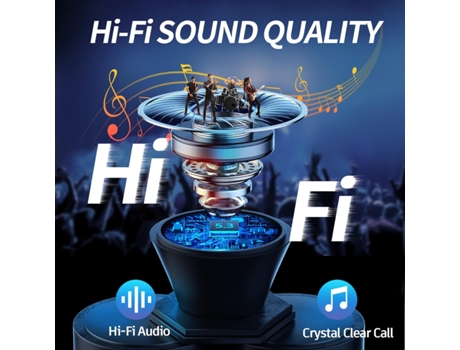 Auriculares Inalámbricos, Auriculares Bluetooth 5.3 Auriculares 40H Tiempo de Reproducción Pantalla LED, Sonido Estéreo HiFi Auriculares Internos C...