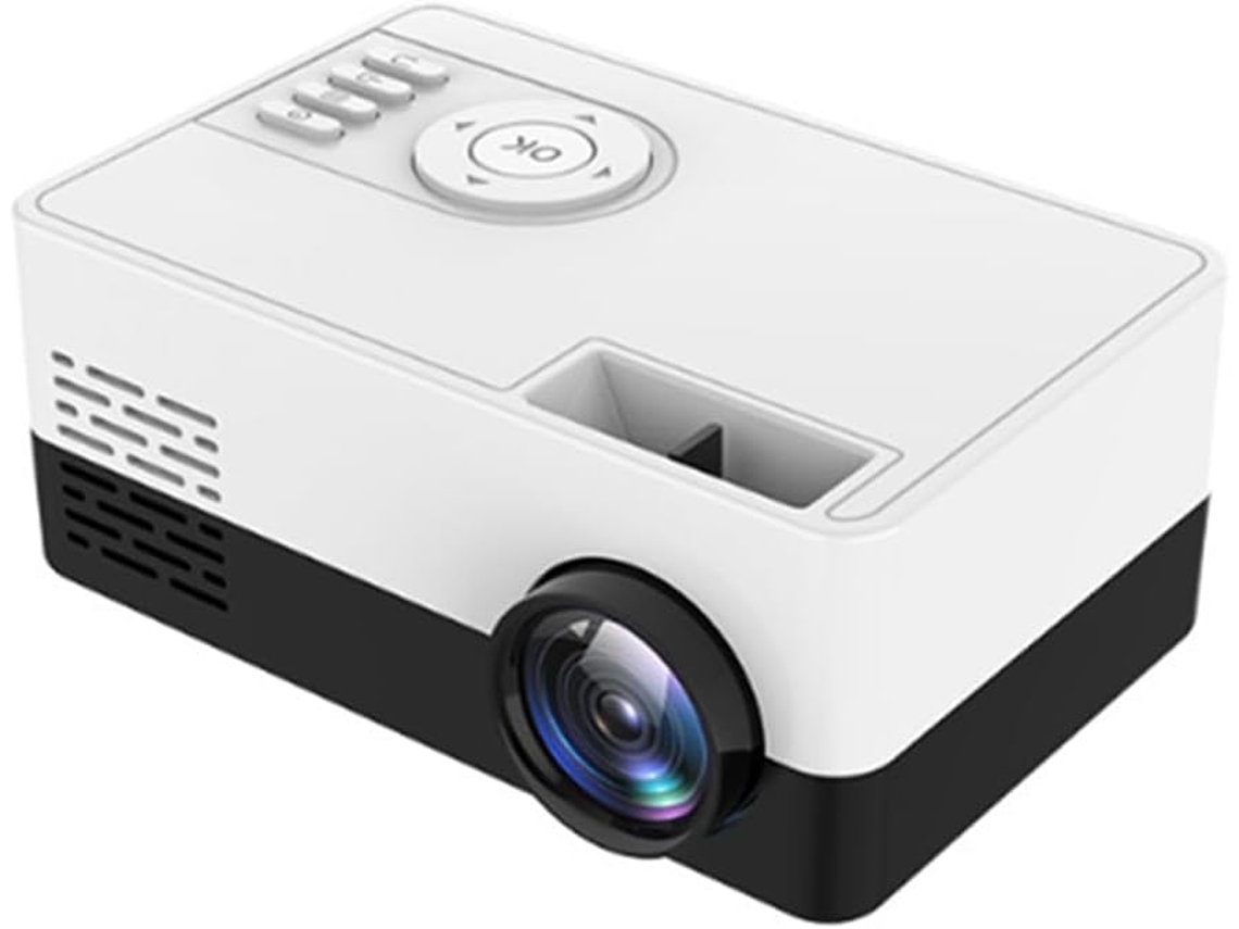 Miniproyector De Audio Y Vídeo, Ideal Para Cine En Casa, 480x360 Píxeles, 1080p, Compatible Con Usb, Enchufe Europeo.
