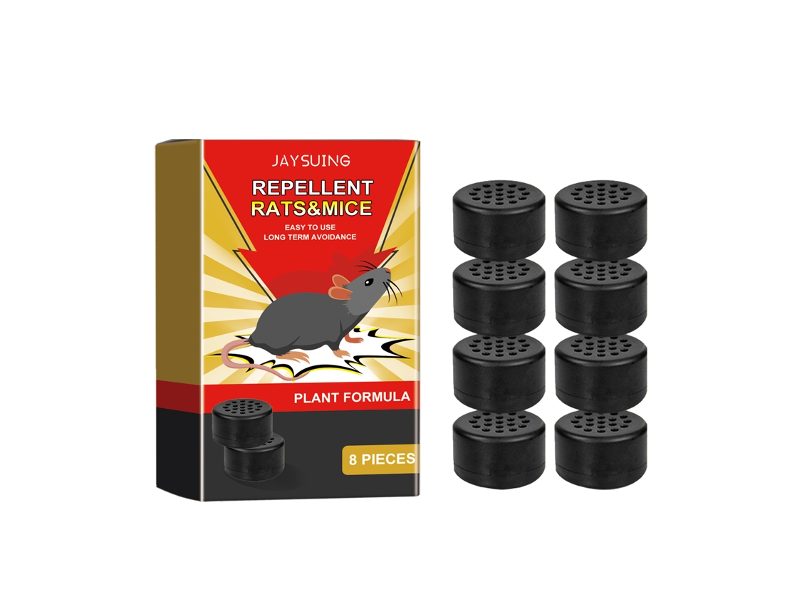 Pastillas repelentes de ratas para el hogar y el jardín.