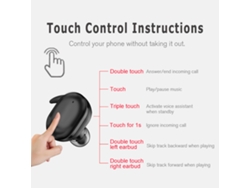 Fones Mali Sem Fio Bluetooth 5.0, para Jogos, Luzes de Respiração, Baixa Latência, para Celulares e Tablets