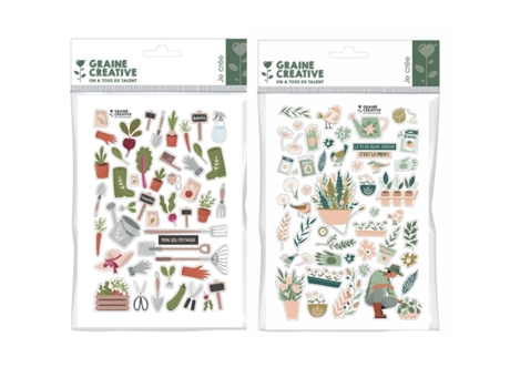 Pegatinas jardín huerta GRAINE CRÉATIVE