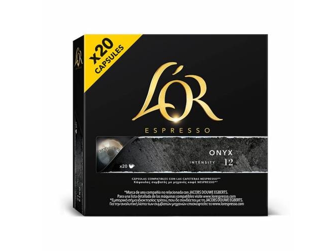 Cápsulas de Café Espresso Onyx Int 12 L'OR