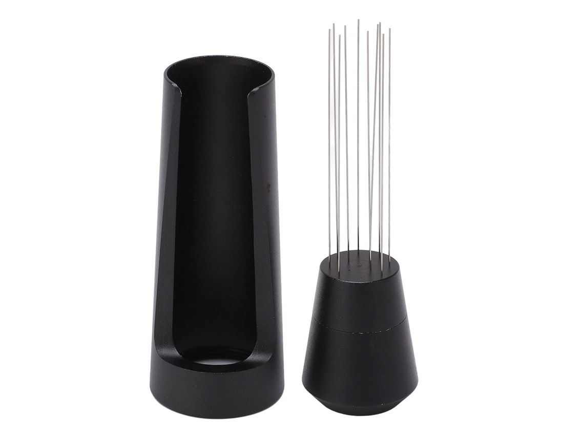 Herramienta Mezcladora De Café Molido Wdt Con Agujas De Acero Inoxidable Y Soporte Autoalineable.
