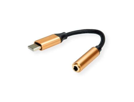 Cable Teléfono Móvil Oro ROLINE Dorado