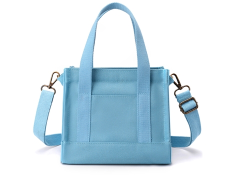 Mini bolso de mano para mujer, bolso cruzado de lona, bolso de mano, bolso de mano para mujer, bolsos de hombro cruzados y bolsos de mano, azul