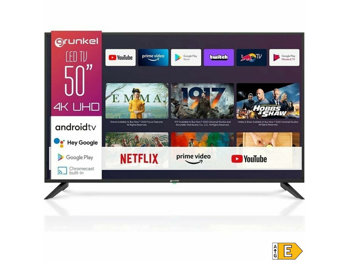 Smart TV GRUNKEL 5022GOO (Negro - E - 50" - 4K Ultra HD)