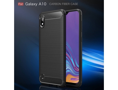 Carcasa Samsung Galaxy A10 Multi4you Gel TPU Carbono Negro