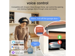 2026-controlador Inteligente De Puerta De Garaje Wifi Tuya Con Aplicación Y Temporizador Compatible Con Alexa