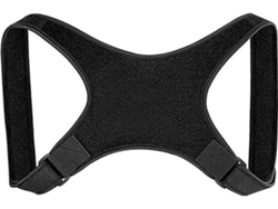 Cinto De Suporte Lombar Preto Para Correção De Postura, Ligeiramente Elástico, Confortável, Não Muito Apertado - Xl